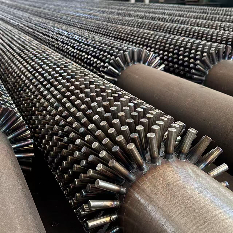 Теплообменная труба с шипами из углеродистой стали, высокоэффективный усиленный теплообмен, специализированная теплообменная труба на заказ для промышленных котлов