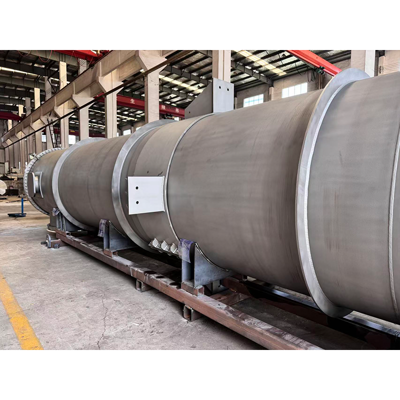 Титановый кожухотрубный теплообменник с сертификацией PED, устойчивый к сильной коррозии, высокоэффективное теплообменное оборудование для химической промышленности и опреснения морской воды