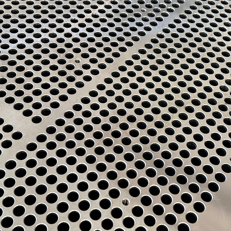 Трубная решетка из легированной стали ASTM A182 F5, высокоточное изготовление на заказ, прямые поставки от производителя для теплообменников