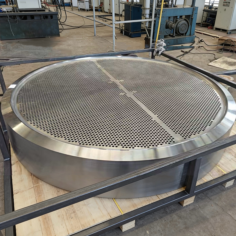 Трубная решетка из легированной стали ASTM A182 F5, высокоточное изготовление на заказ, прямые поставки от производителя для теплообменников