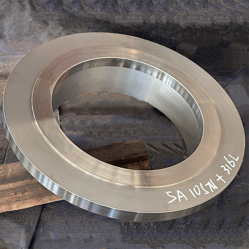 Фланец из углеродистой стали с наплавкой 316L, коррозионностойкий композитный материал для промышленных трубопроводов