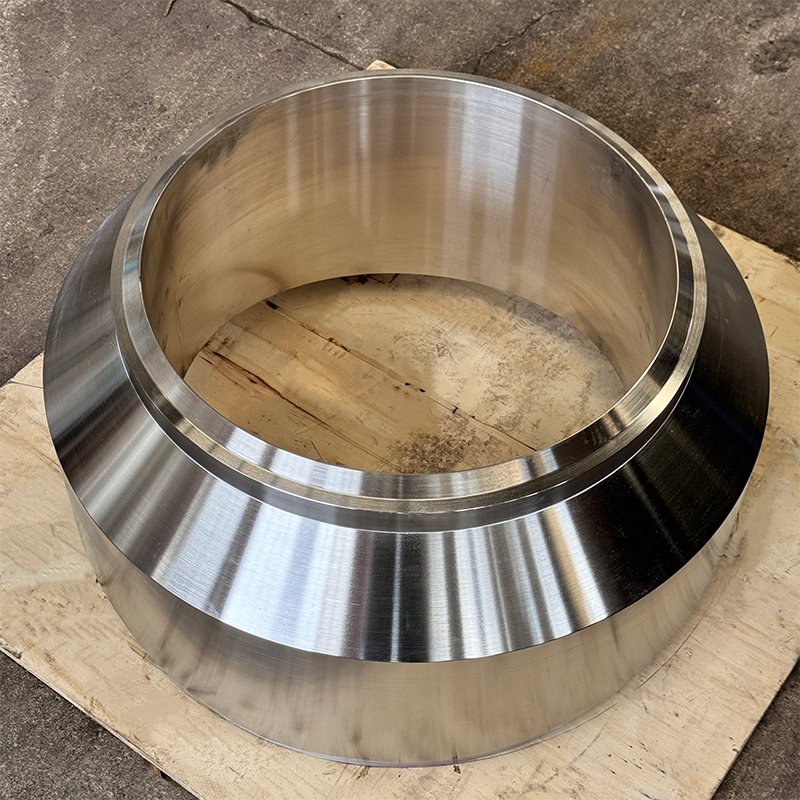 Фланец-патрубок из углеродистой стали SA105, кованый фланец-патрубок для высокого давления, изготовление на заказ для химических трубопроводов