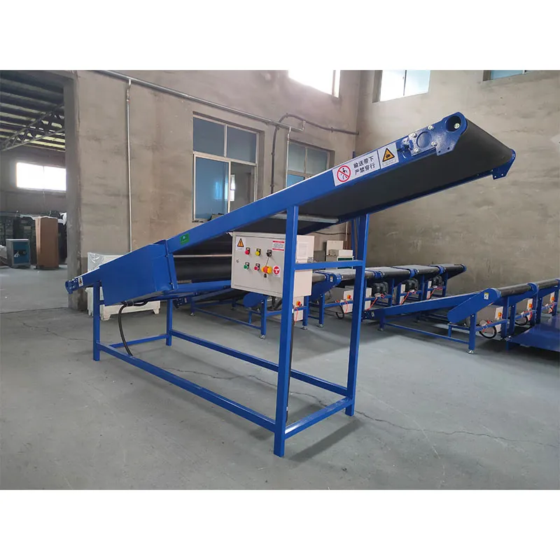 Наклонный ленточный конвейер