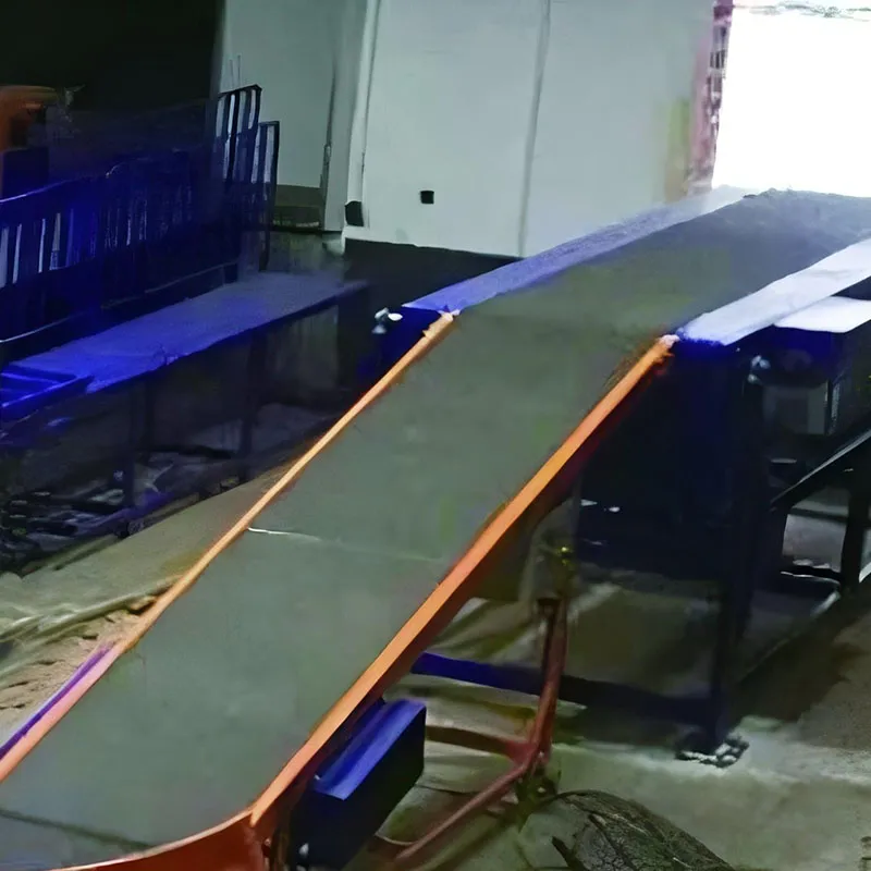 Наклонный ленточный конвейер