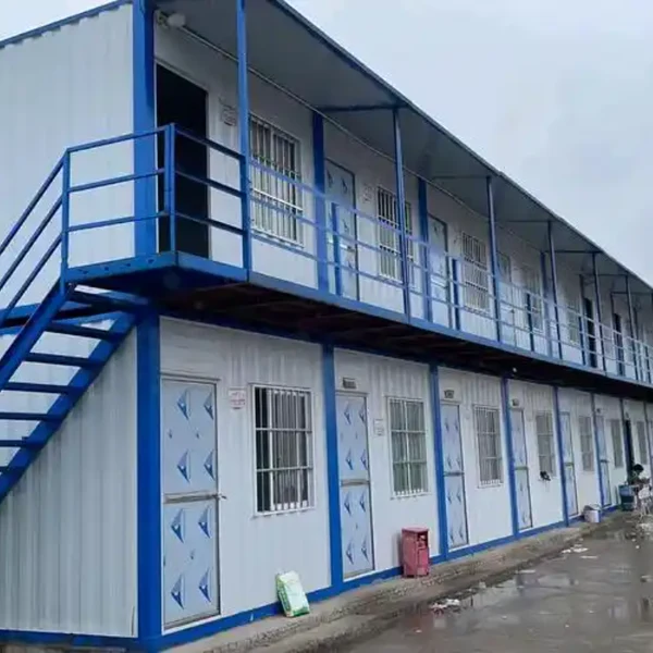 Сборные дома на строительной площадке по индивидуальному заказу, округ Аньпин, Цайхай. Металлические поставки временных сборных домов и общежитий для строительных площадок.