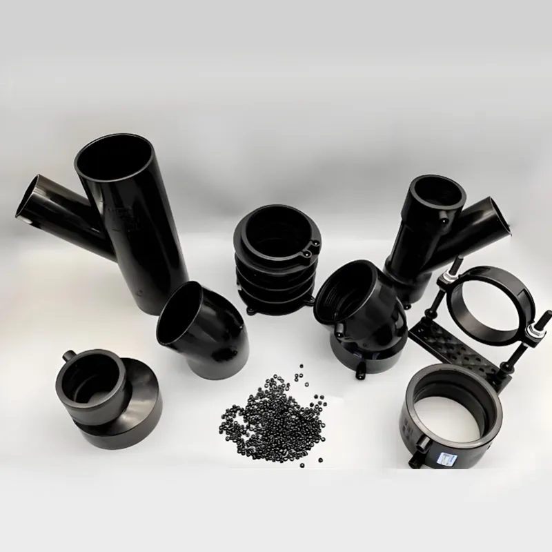 Трубопроводы для дренажа на одном этаже из HDPE