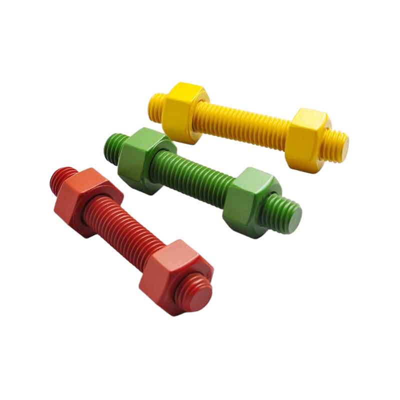 Шпилька с гайками с покрытием из PTFE