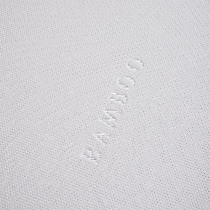 Белый водонепроницаемый защитный чехол для матраса из бамбукового жаккарда
