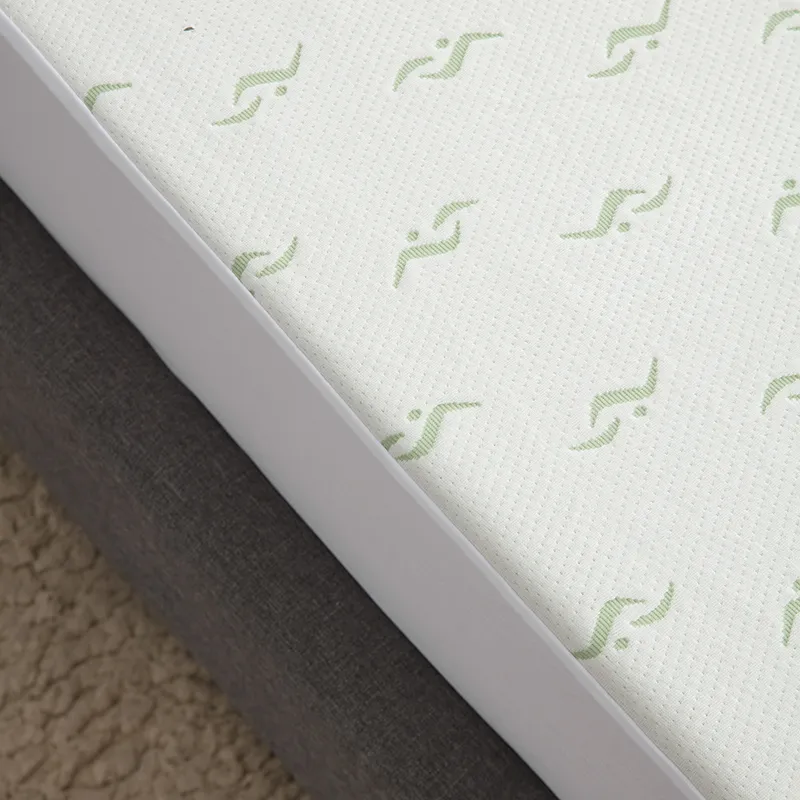 Водонепроницаемый защитный чехол для матраса из бамбукового жаккарда с узором смайлик