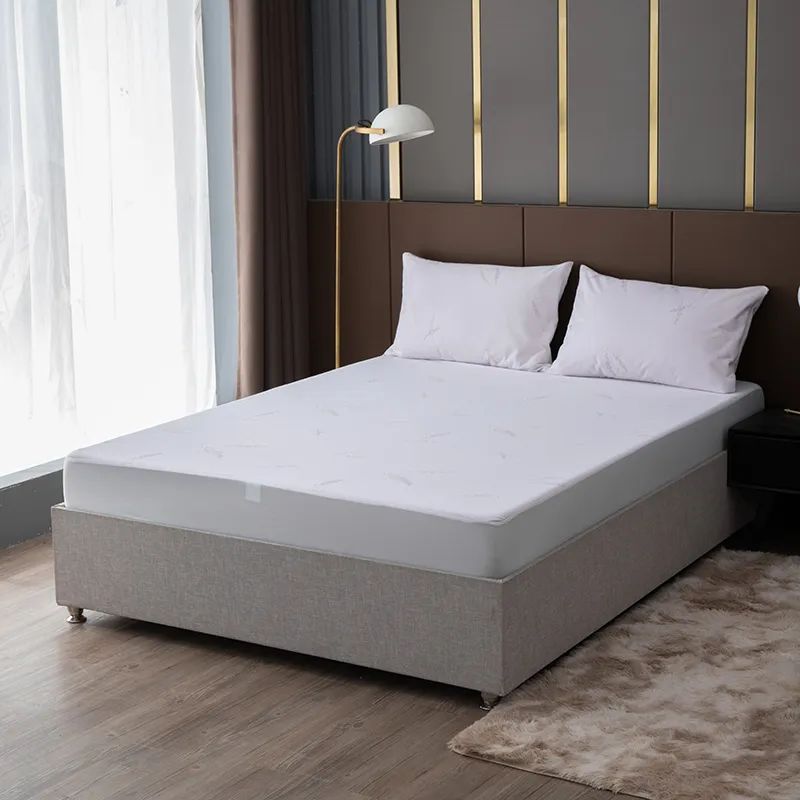 Водонепроницаемый защитный чехол для матраса из полиэфирного жаккарда пропитанного лавандой