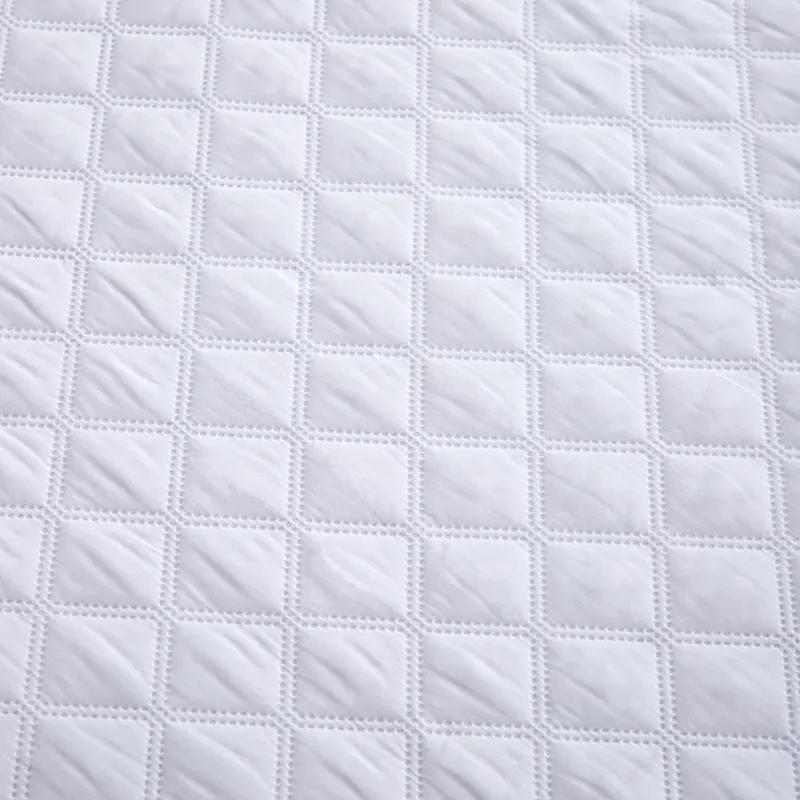 Водонепроницаемый защитный чехол для матраса из стеганого бамбукового махра