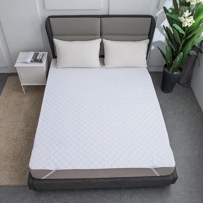 Водонепроницаемый защитный чехол для матраса из стеганого бамбукового махра