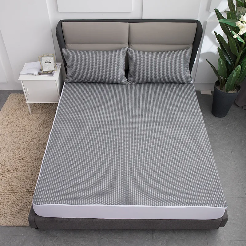 Водонепроницаемый защитный чехол для матраса из угольного жаккарда