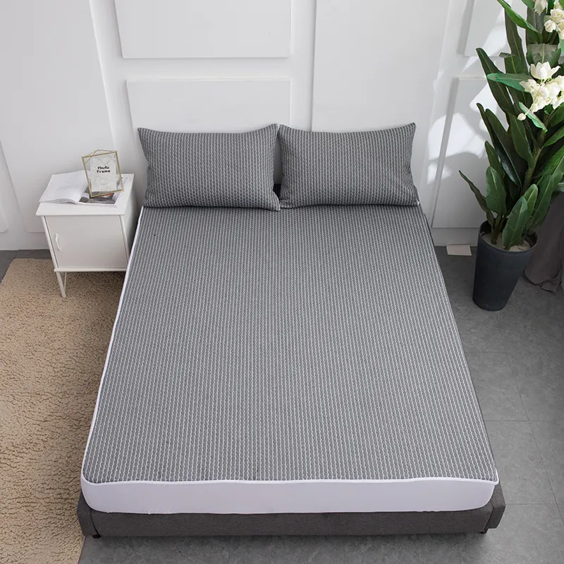 Водонепроницаемый защитный чехол для матраса из угольного жаккарда