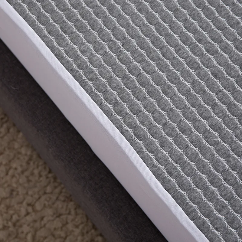 Водонепроницаемый защитный чехол для матраса из угольного жаккарда