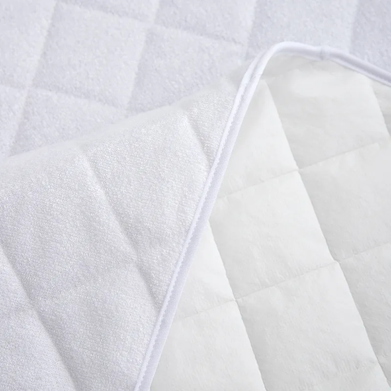 Водонепроницаемый защитный чехол для матраса из ультразвукового стеганого полотна микрофибры