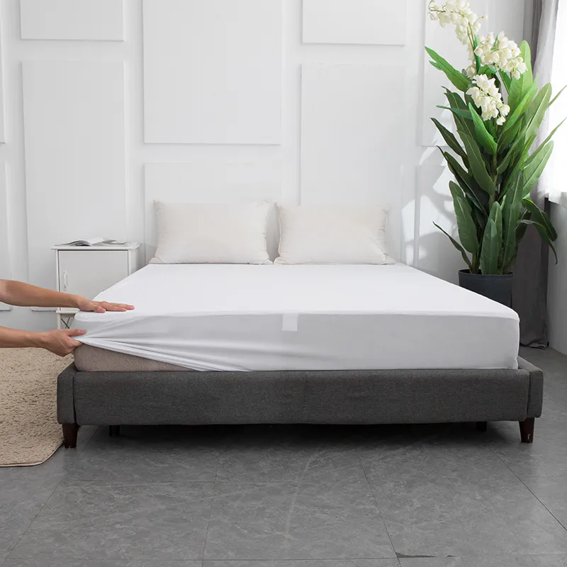 Водонепроницаемый защитный чехол для матраса из хлопкового махра