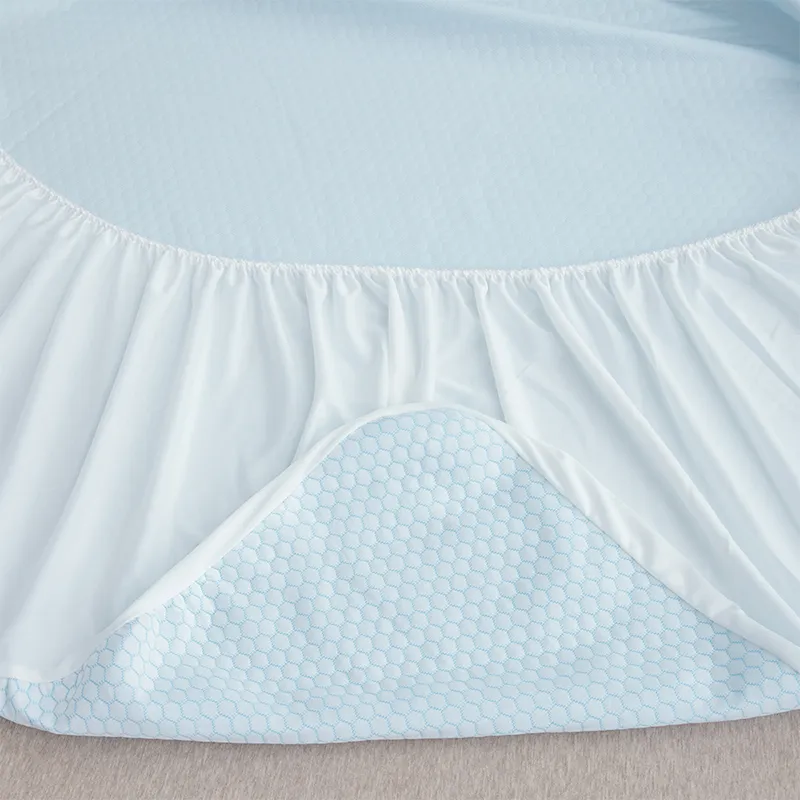 Водонепроницаемый охлаждающий жаккардовый защитный чехол для матраса