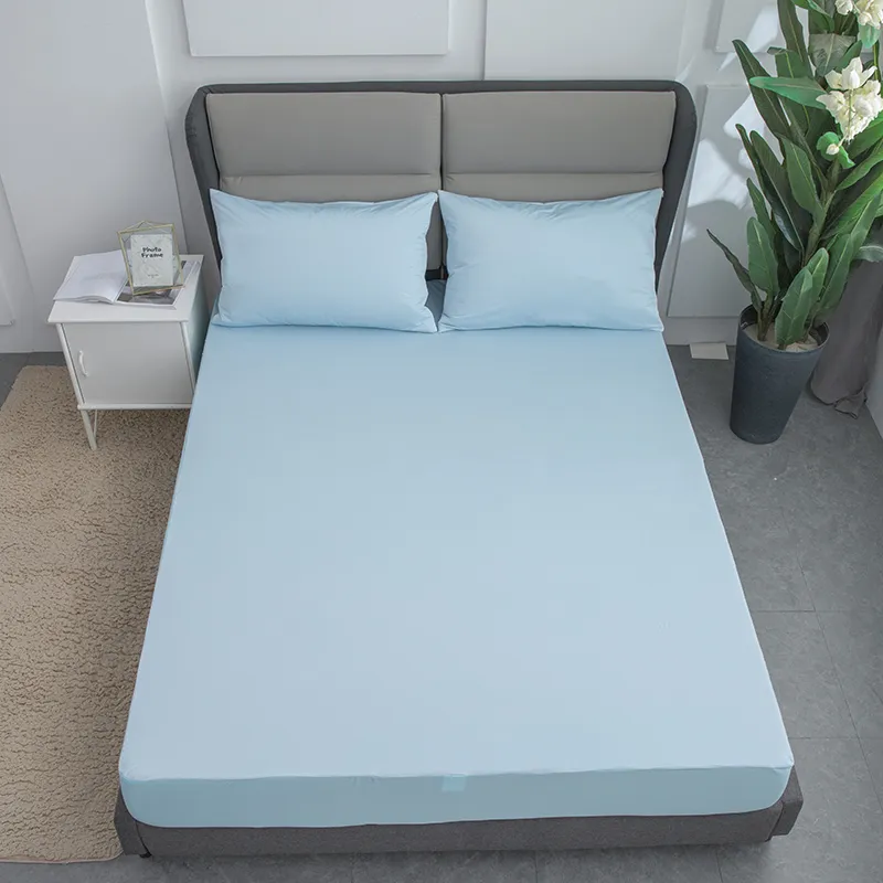 Водонепроницаемый охлаждающий защитный чехол для матраса из трикотажа