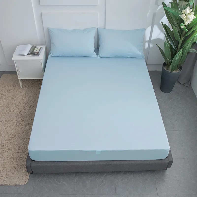 Водонепроницаемый охлаждающий защитный чехол для матраса из трикотажа