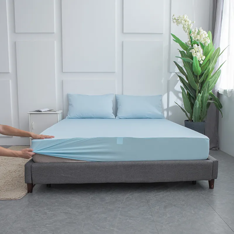 Водонепроницаемый охлаждающий защитный чехол для матраса из трикотажа