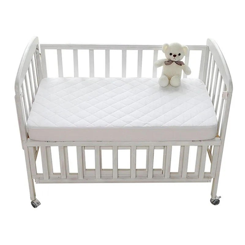 Детский водонепроницаемый защитный чехол для матраса из стеганого бамбукового махра