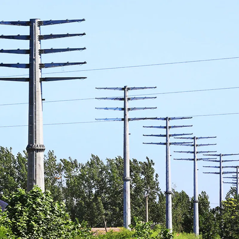 Стальная трубчатая опора