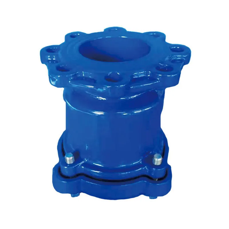 Фланцевый компенсирующий патрубок для ПЭ труб с расширенным диапазоном компенсации