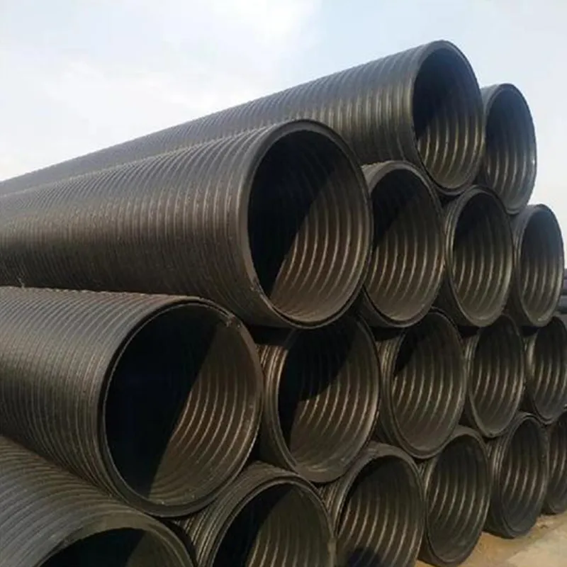 Спиральновитые трубы ПНД с полой стенкой