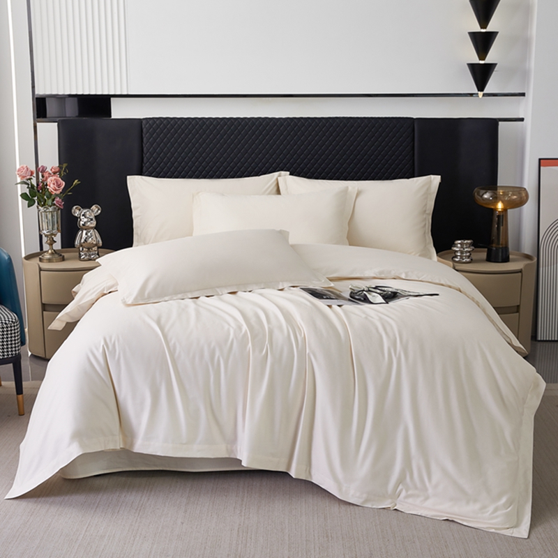 Комплект постельного белья из натурального неотбеленного хлопка