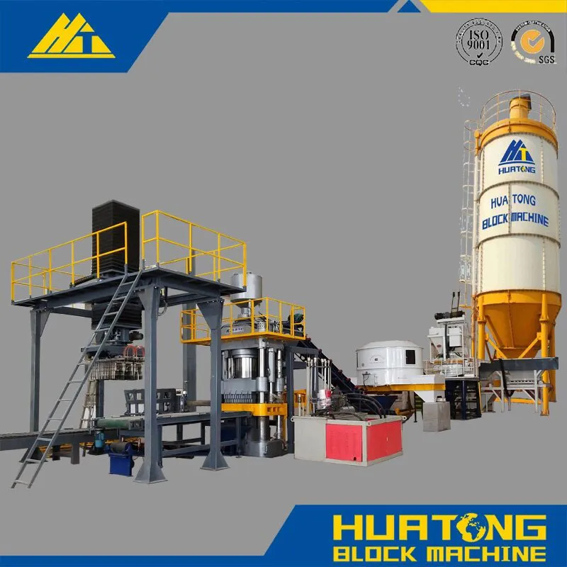 Линия на основе статического пресса для производства кирпича