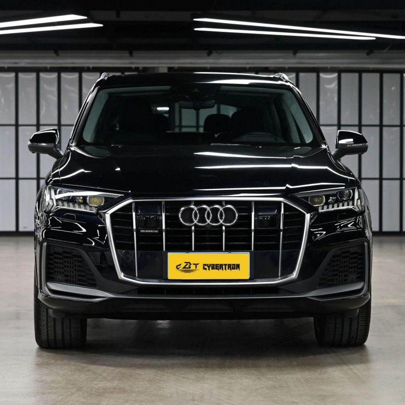 Audi Q7 55 TFSI quattro S line Premium 2021 года выпуска, флагманский шестицилиндровый двигатель 3.0T, подержанный немецкий автомобиль класса люкс сочетает премиальный комфорт и мощную динамику для семейных и деловых поездок