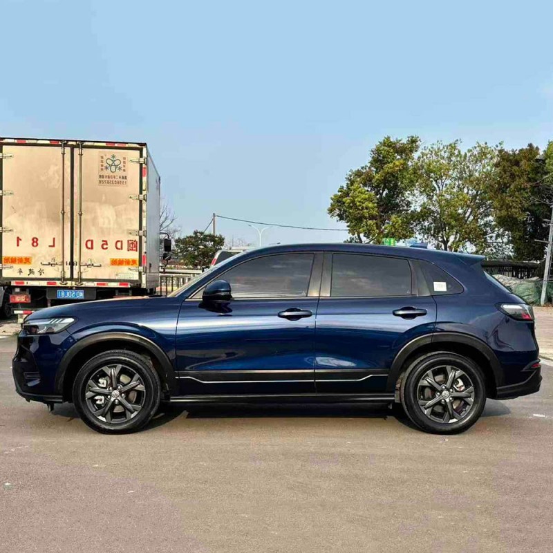 Honda HR-V 2023 240TURBO CVT Enjoy Edition 1.5T High Power, Magic Seats, Honeycomb Grille, спортивный кроссовер, подержанный бензиновый автомобиль.