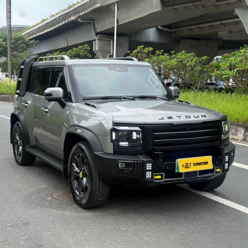 Jetour Traveler 2024 1.5TD DHT 129 км 2WD Forest Edition Подключаемый гибрид, умеренный внедорожник, угловатый дизайн, б/у, для активного отдыха на природе