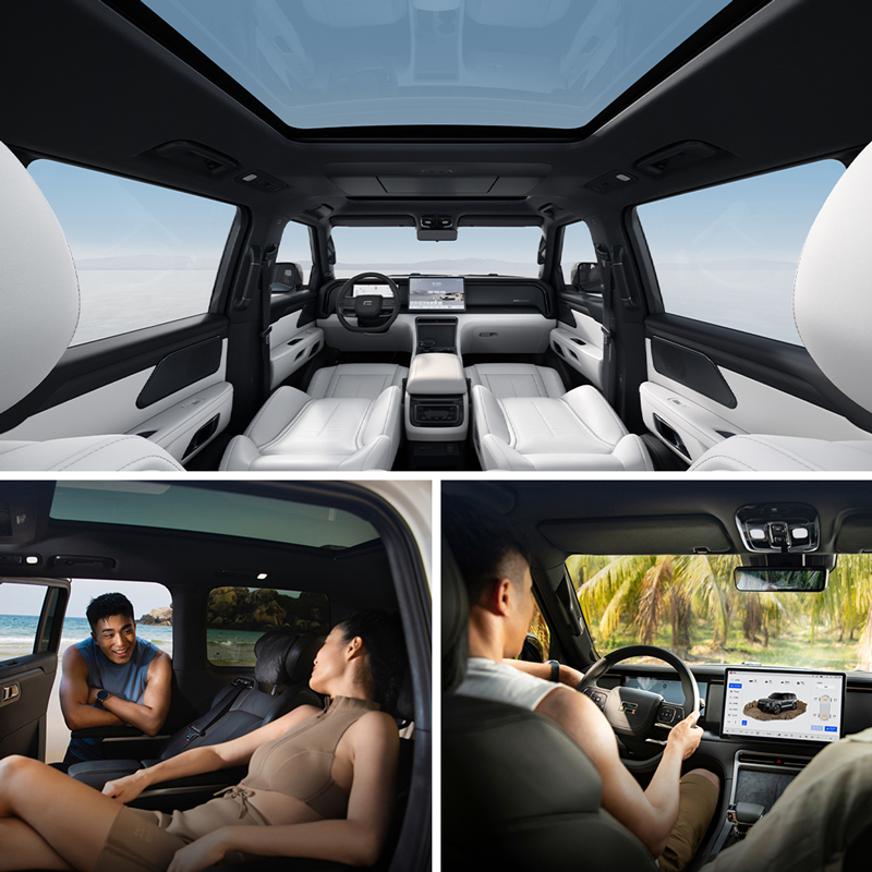 Новый Jishi 01 ROX 01 2024 Full-size 7-seater Long Range