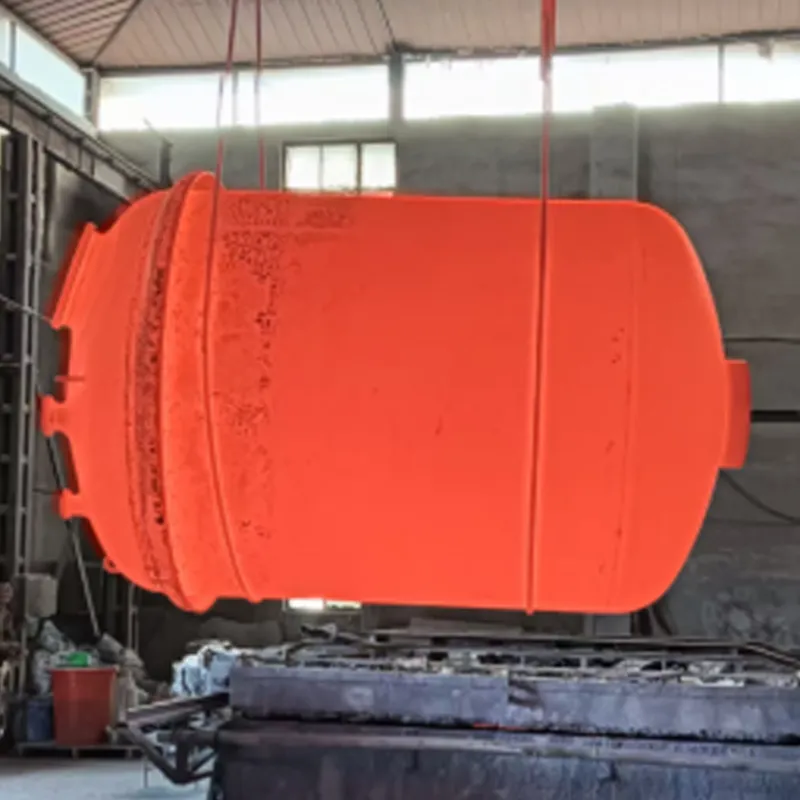 Эмалирование с обжигом корпуса закрытого реактора