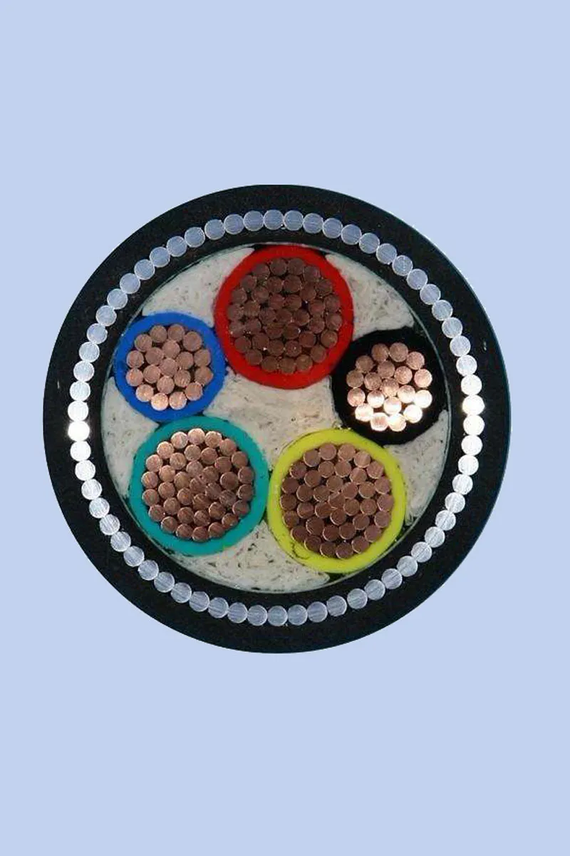 Силовой кабель со стальной проволочной броней