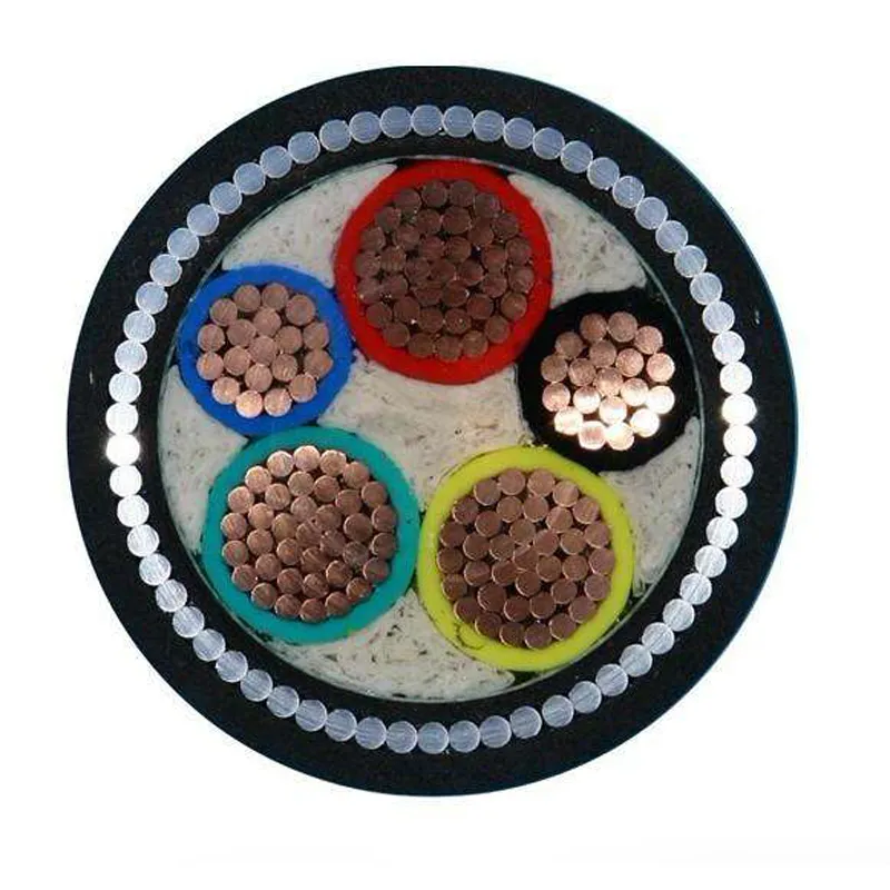 Силовой кабель со стальной проволочной броней