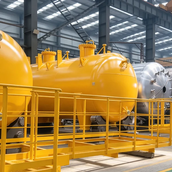 Gansu Yurun Engineering Heavy Industry: Резервуары для хранения природного газа под высоким давлением обеспечивают хранение энергии и безопасность транспортировки