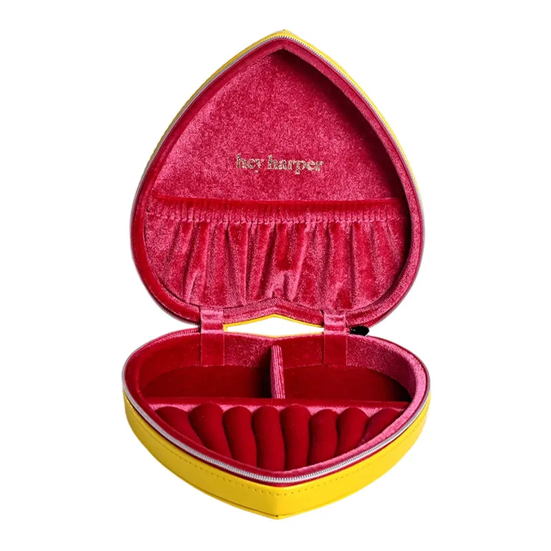 Решение по упаковке в форме сердца для ювелирных изделий и косметичек