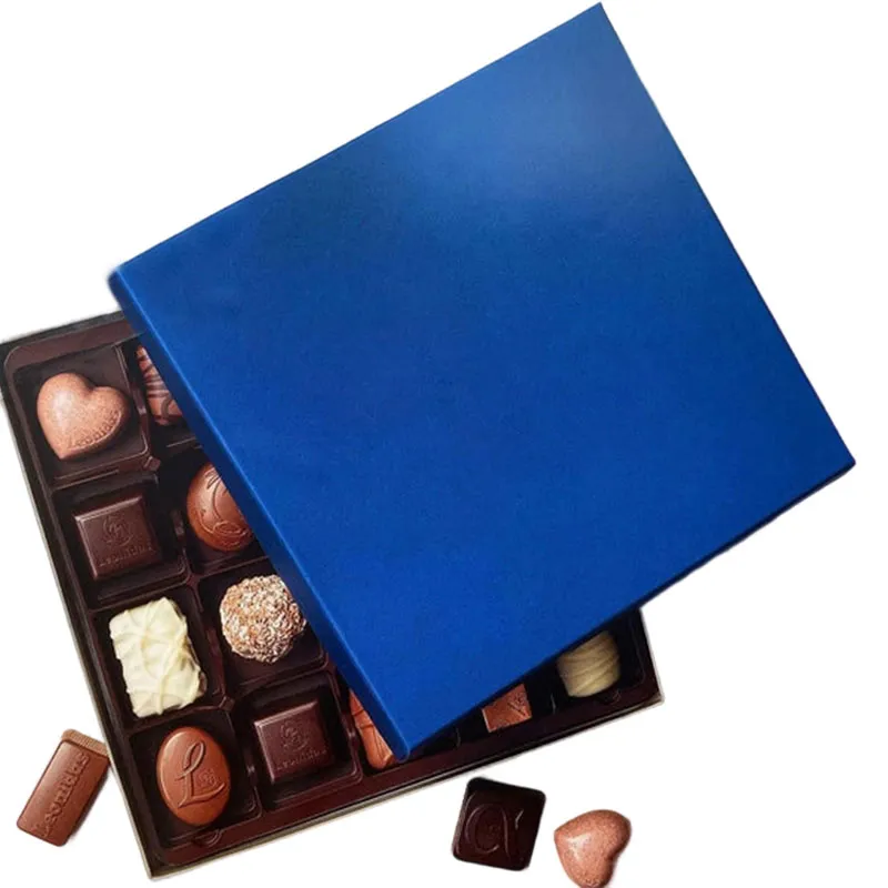 Решение по упаковке шоколадных подарочных коробок типа небо-земля