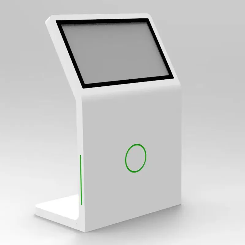 Наклонный сенсорный информационный терминал