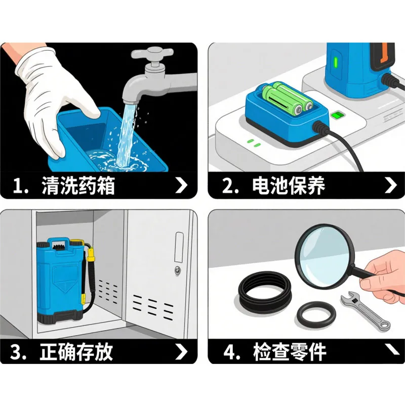 Как правильно эксплуатировать, чтобы продлить срок службы электрического опрыскивателя