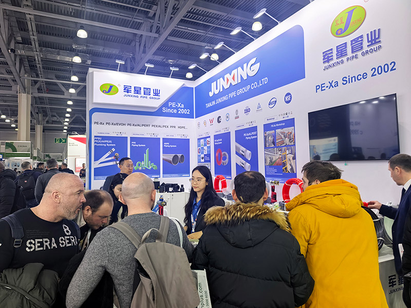 Компания Junxing pipe industry уже десять лет подряд представляет свою продукцию на российской выставке систем кондиционирования воздуха. (2)