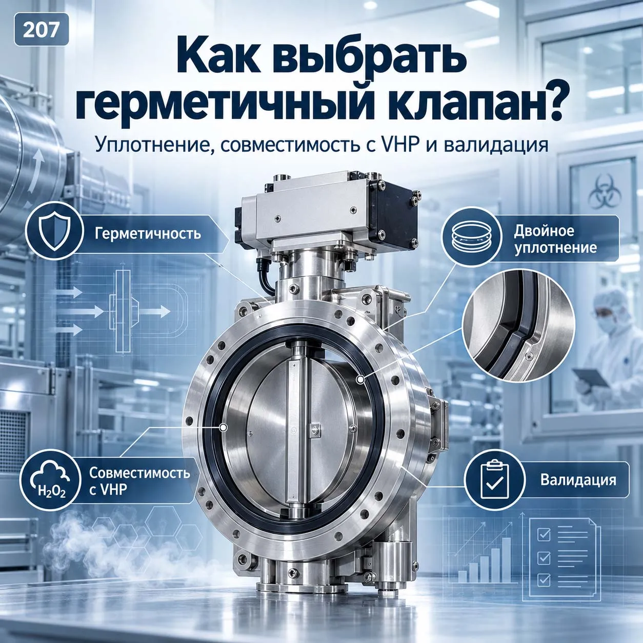 Герметичный клапан: надёжное решение для полной изоляции среды