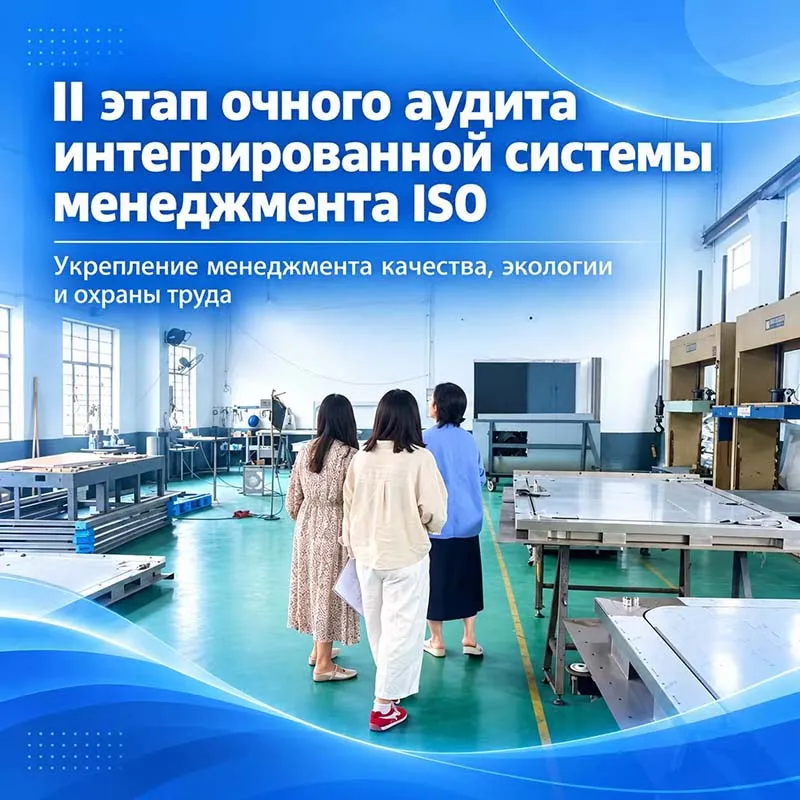 Интегрированная система менеджмента ISO JIEHAO: начался второй этап аудита