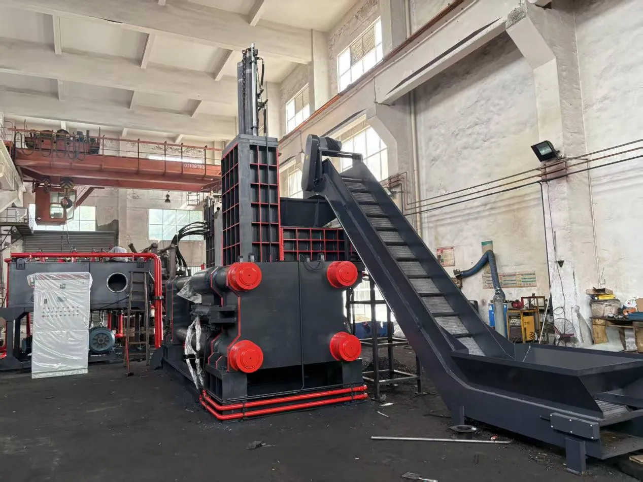 Горизонтальный пресс для брикетирования металлической стружки Модель Y83-1250