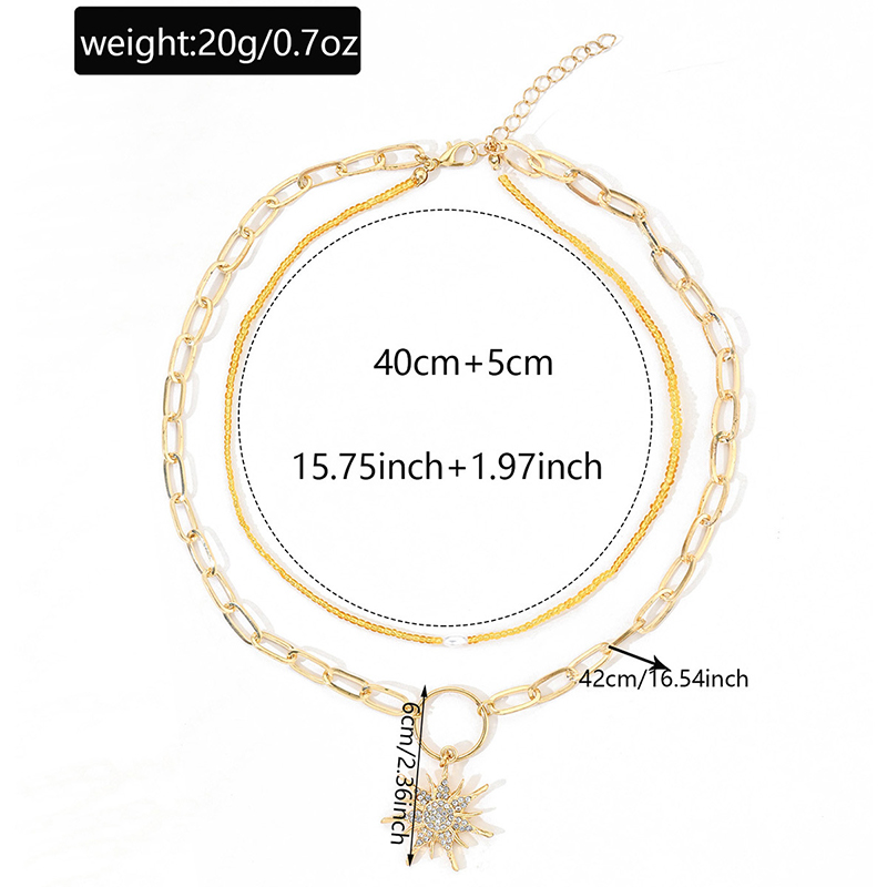 Многослойное ожерелье