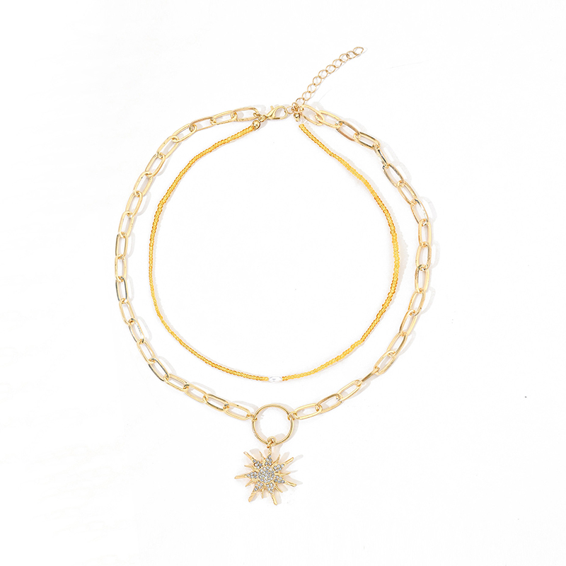 Многослойное ожерелье