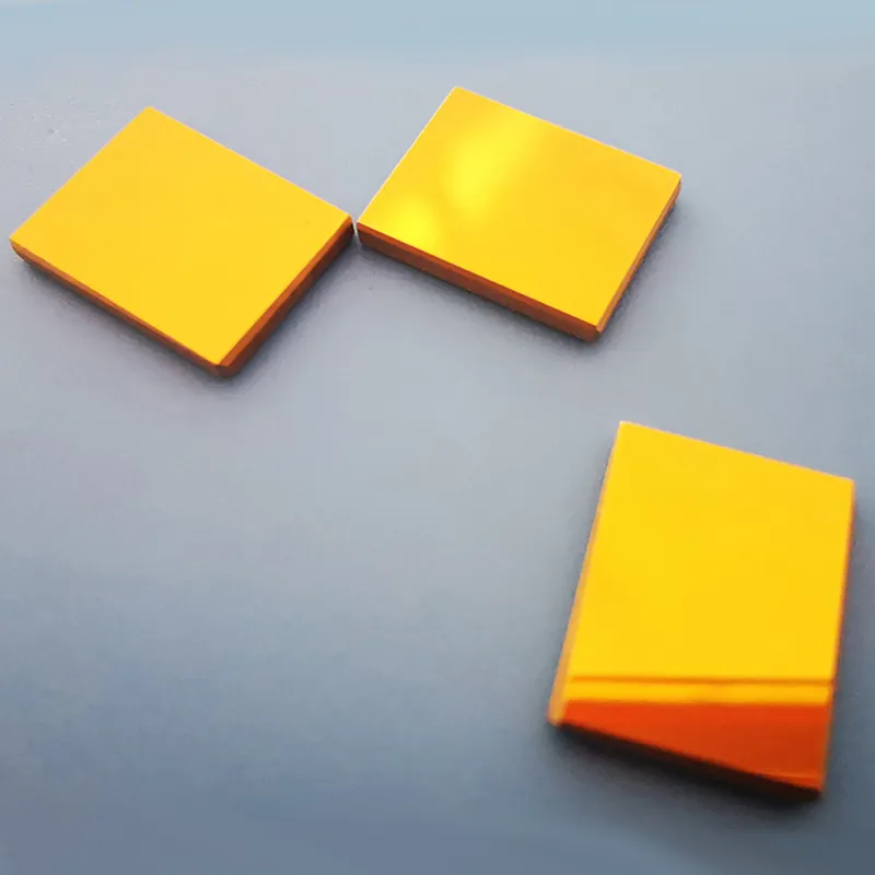 Зеркала с незащищенным золотым покрытием